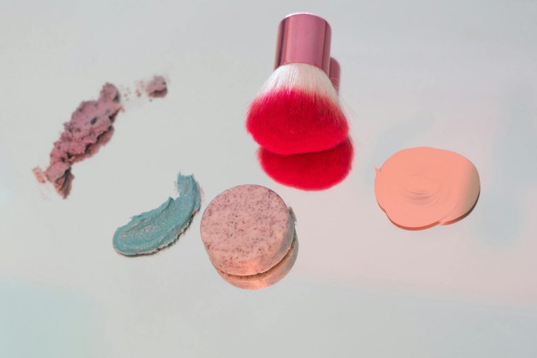 Blush and makeup products arranged for a liquid blush deals guide